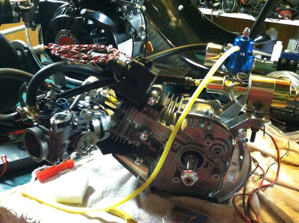 Image of engine ignition - fuel side.